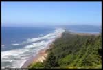 Looking North on the Oregon Coast (48kb)